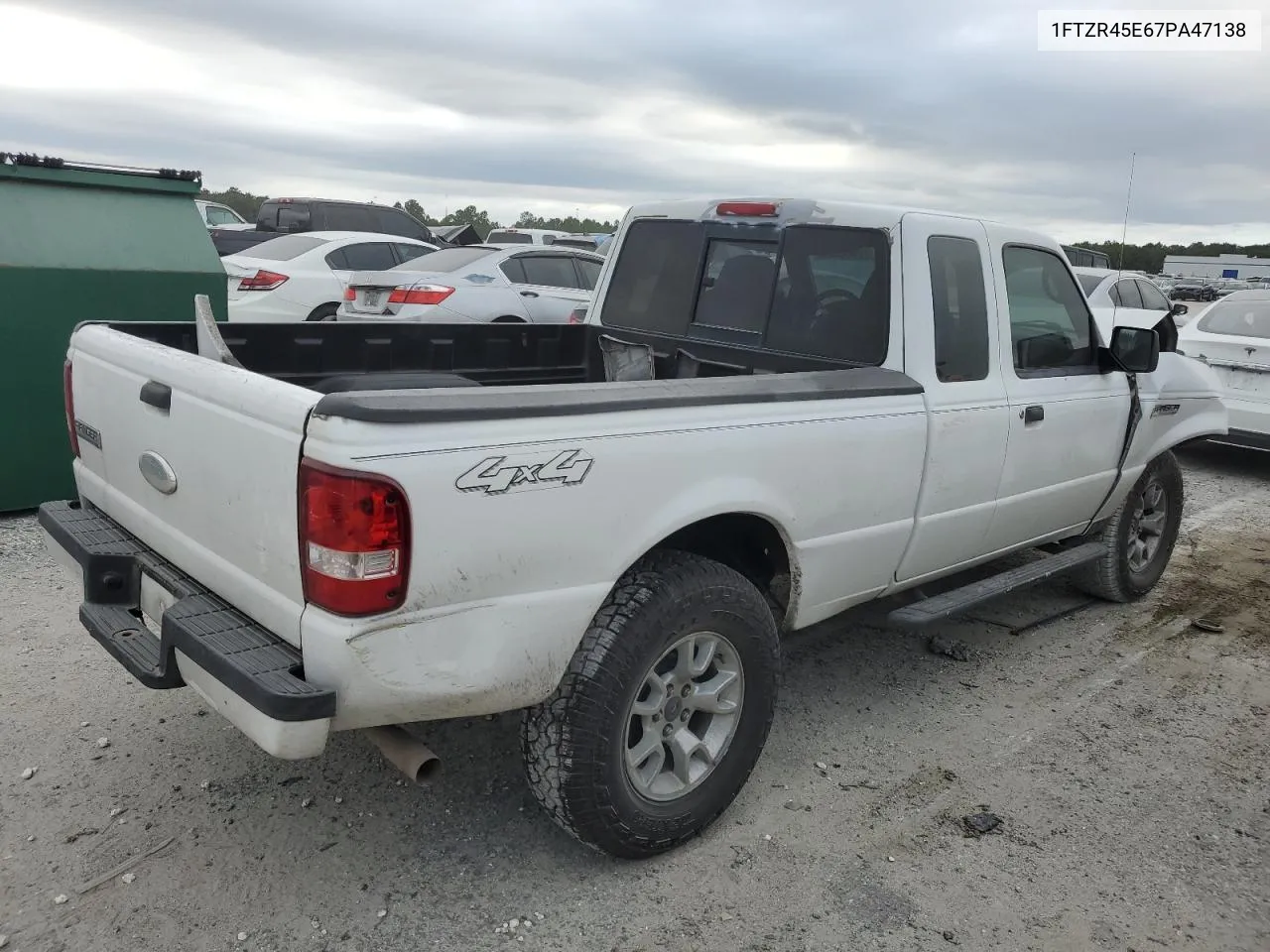 2007 Ford Ranger Super Cab VIN: 1FTZR45E67PA47138 Lot: 76820514