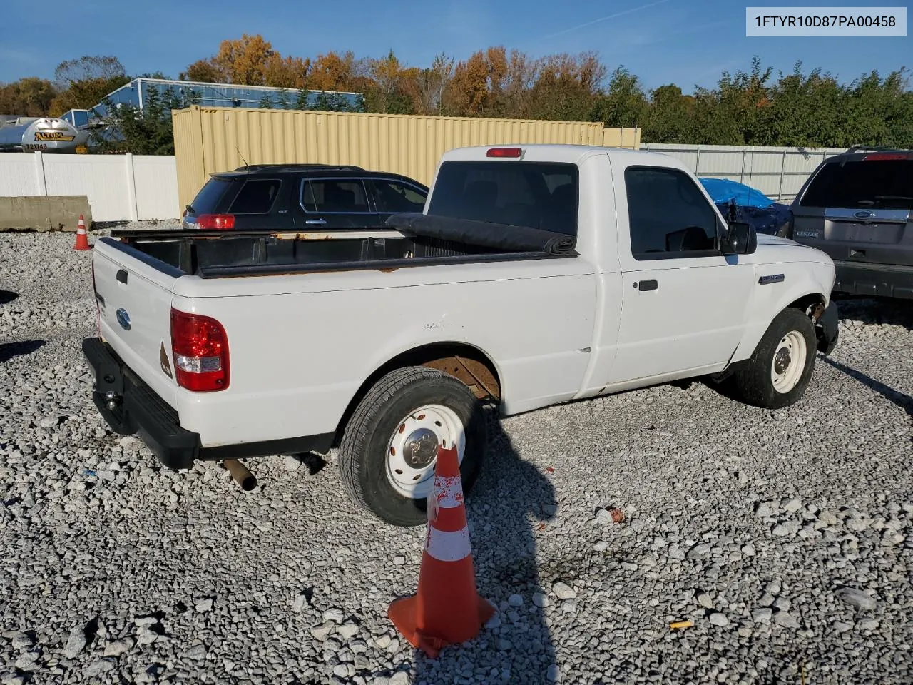 2007 Ford Ranger VIN: 1FTYR10D87PA00458 Lot: 77089924