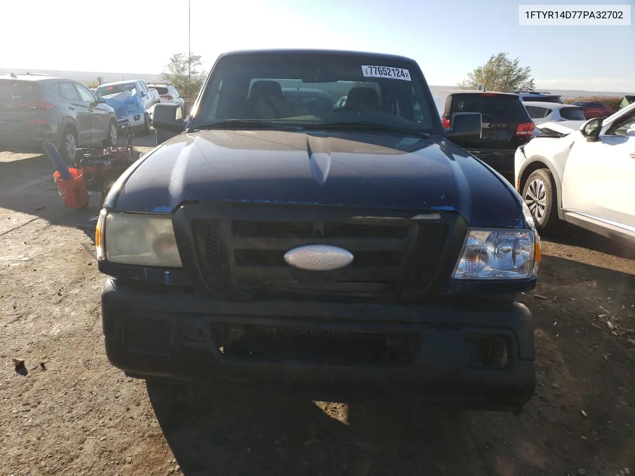 2007 Ford Ranger Super Cab VIN: 1FTYR14D77PA32702 Lot: 77652124