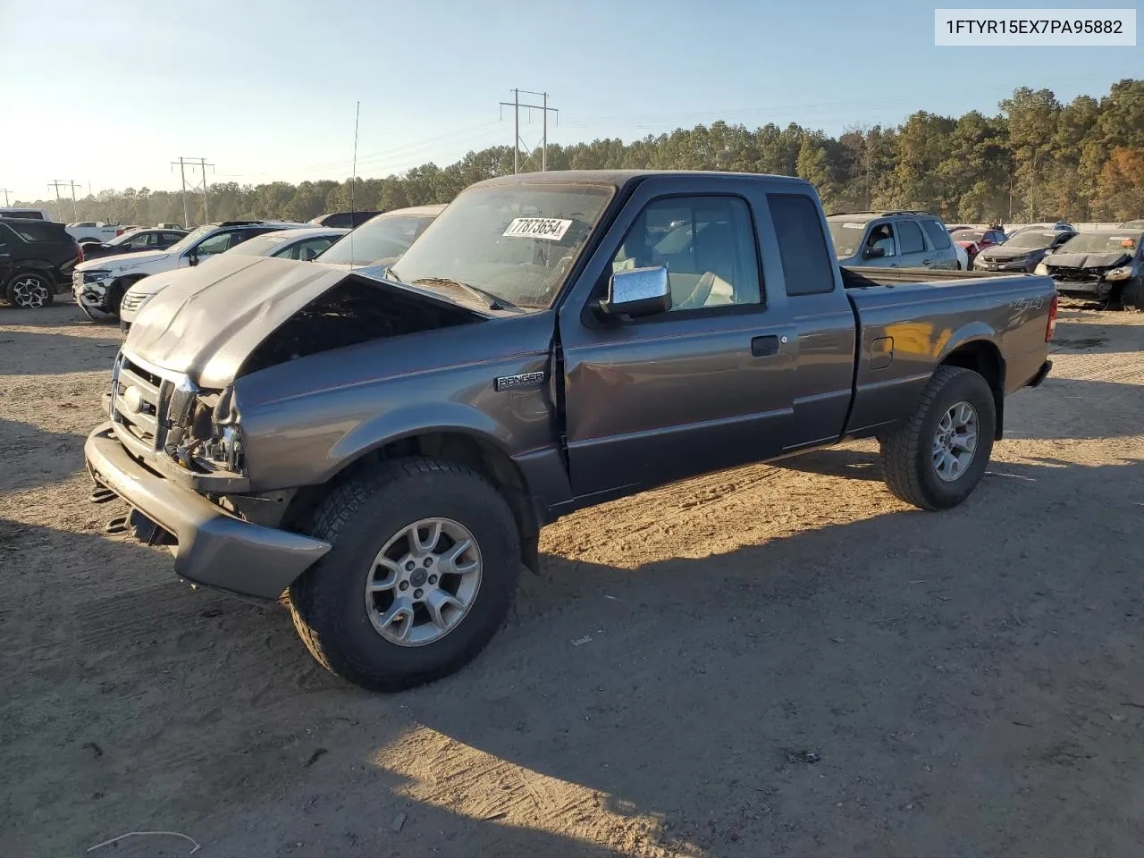 2007 Ford Ranger Super Cab VIN: 1FTYR15EX7PA95882 Lot: 77873654