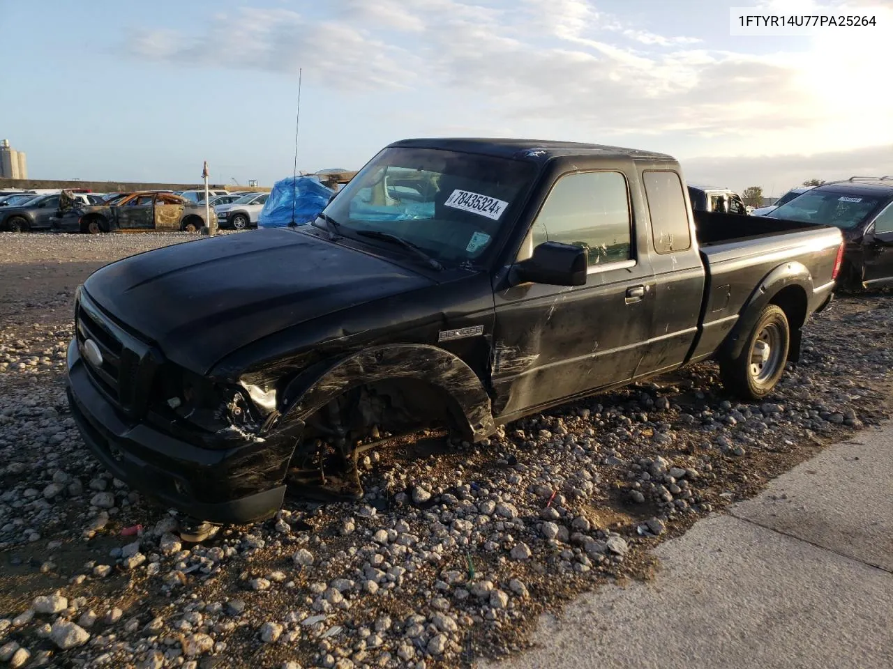 2007 Ford Ranger Super Cab VIN: 1FTYR14U77PA25264 Lot: 78435324