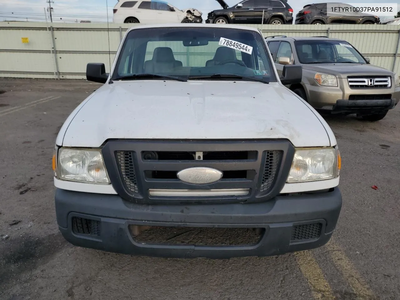 2007 Ford Ranger VIN: 1FTYR10D37PA91512 Lot: 78849544