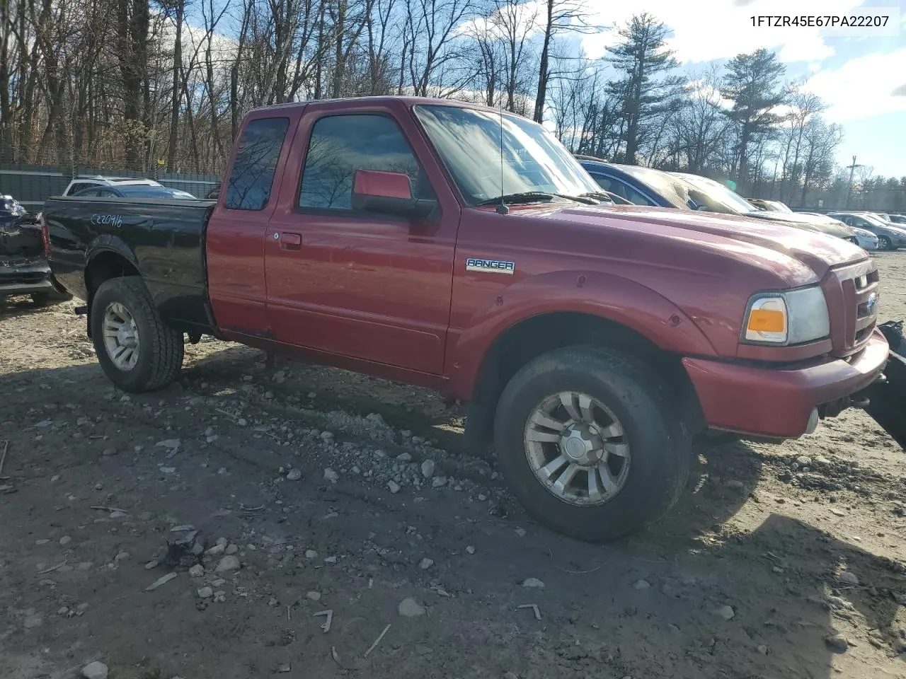 2007 Ford Ranger Super Cab VIN: 1FTZR45E67PA22207 Lot: 79952914