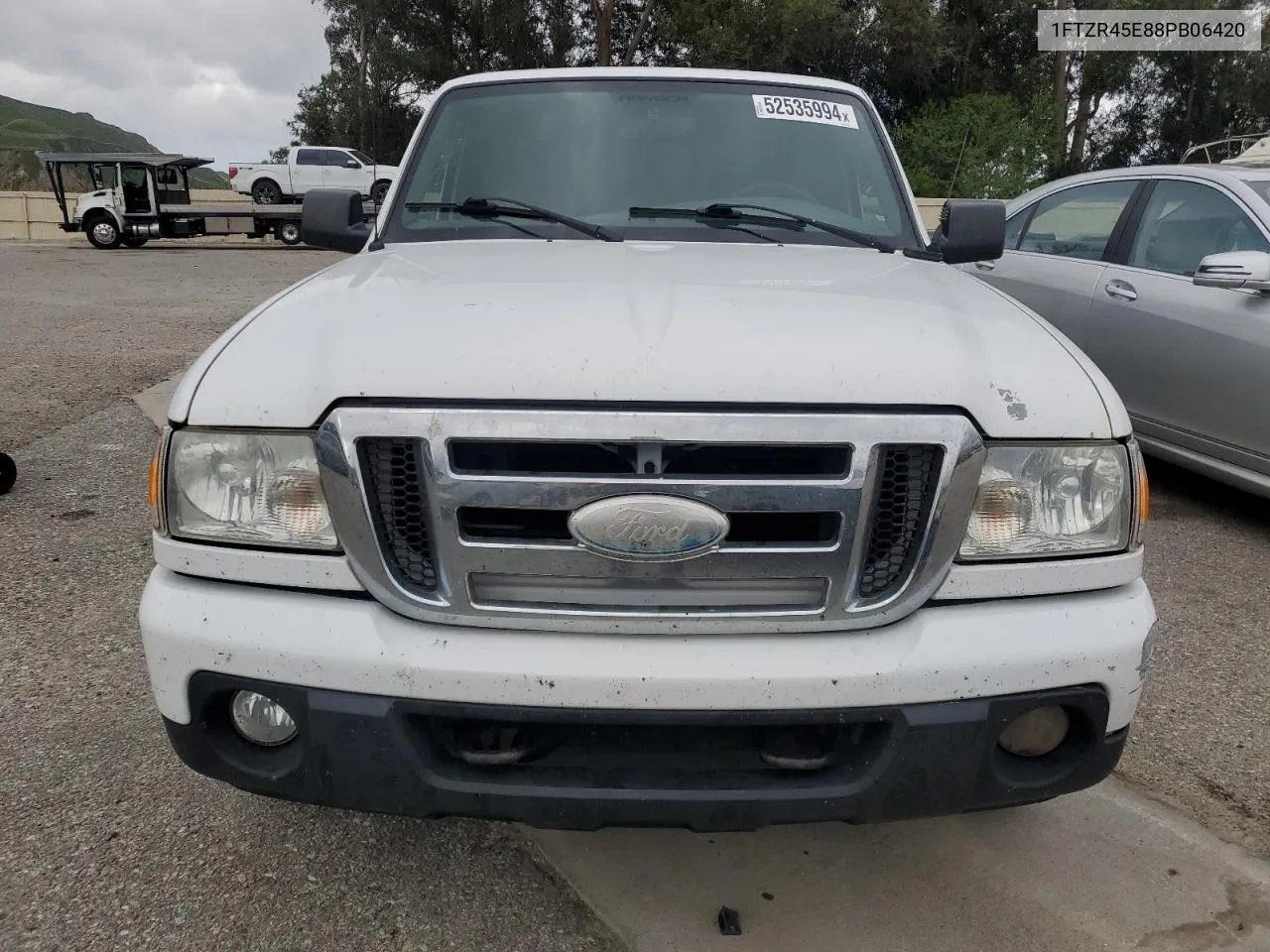 2008 Ford Ranger Super Cab VIN: 1FTZR45E88PB06420 Lot: 52535994