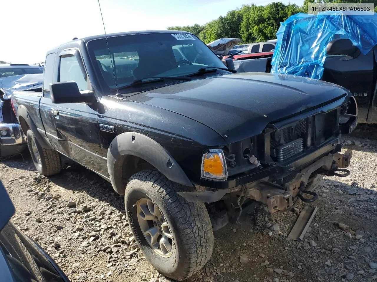 2008 Ford Ranger Super Cab VIN: 1FTZR45EX8PA06593 Lot: 53307054