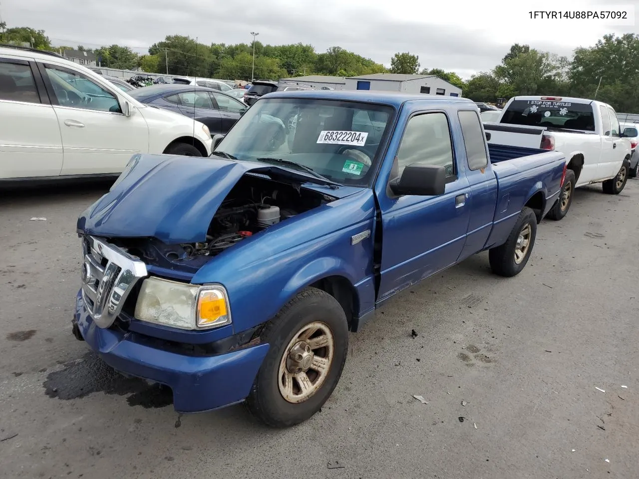 2008 Ford Ranger Super Cab VIN: 1FTYR14U88PA57092 Lot: 68322204