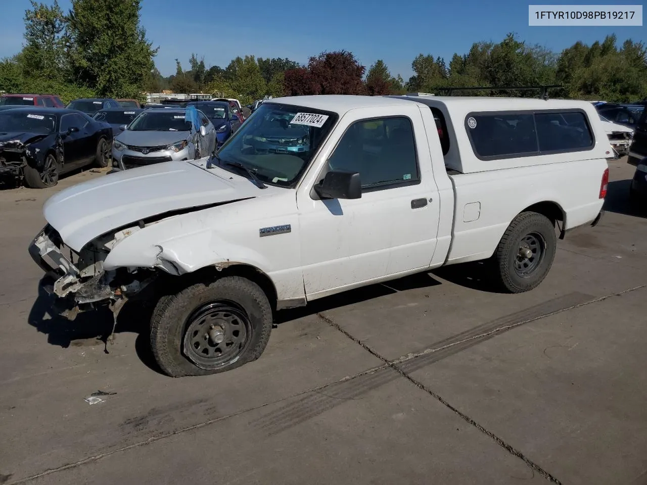 1FTYR10D98PB19217 2008 Ford Ranger