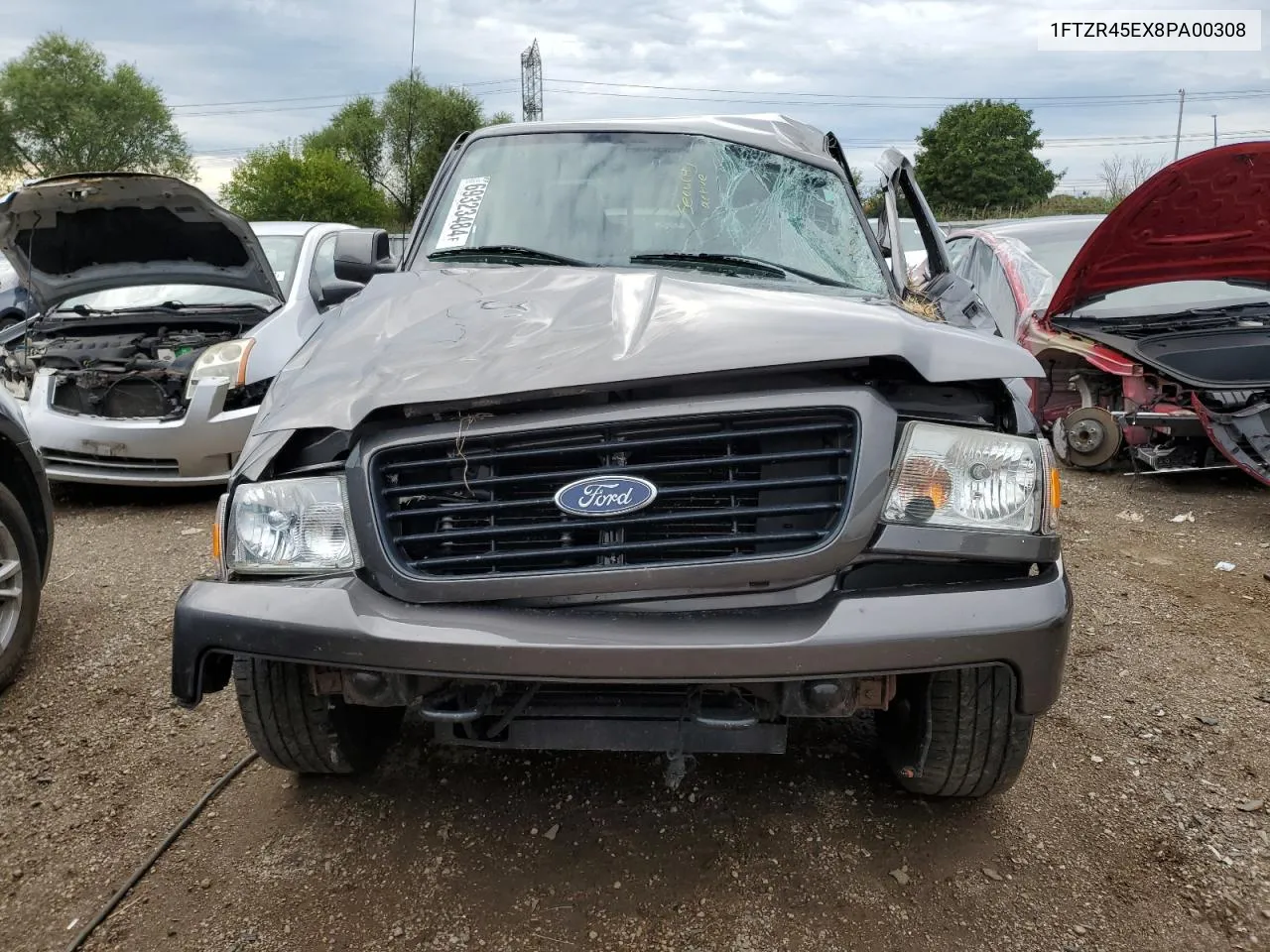 2008 Ford Ranger Super Cab VIN: 1FTZR45EX8PA00308 Lot: 69323484