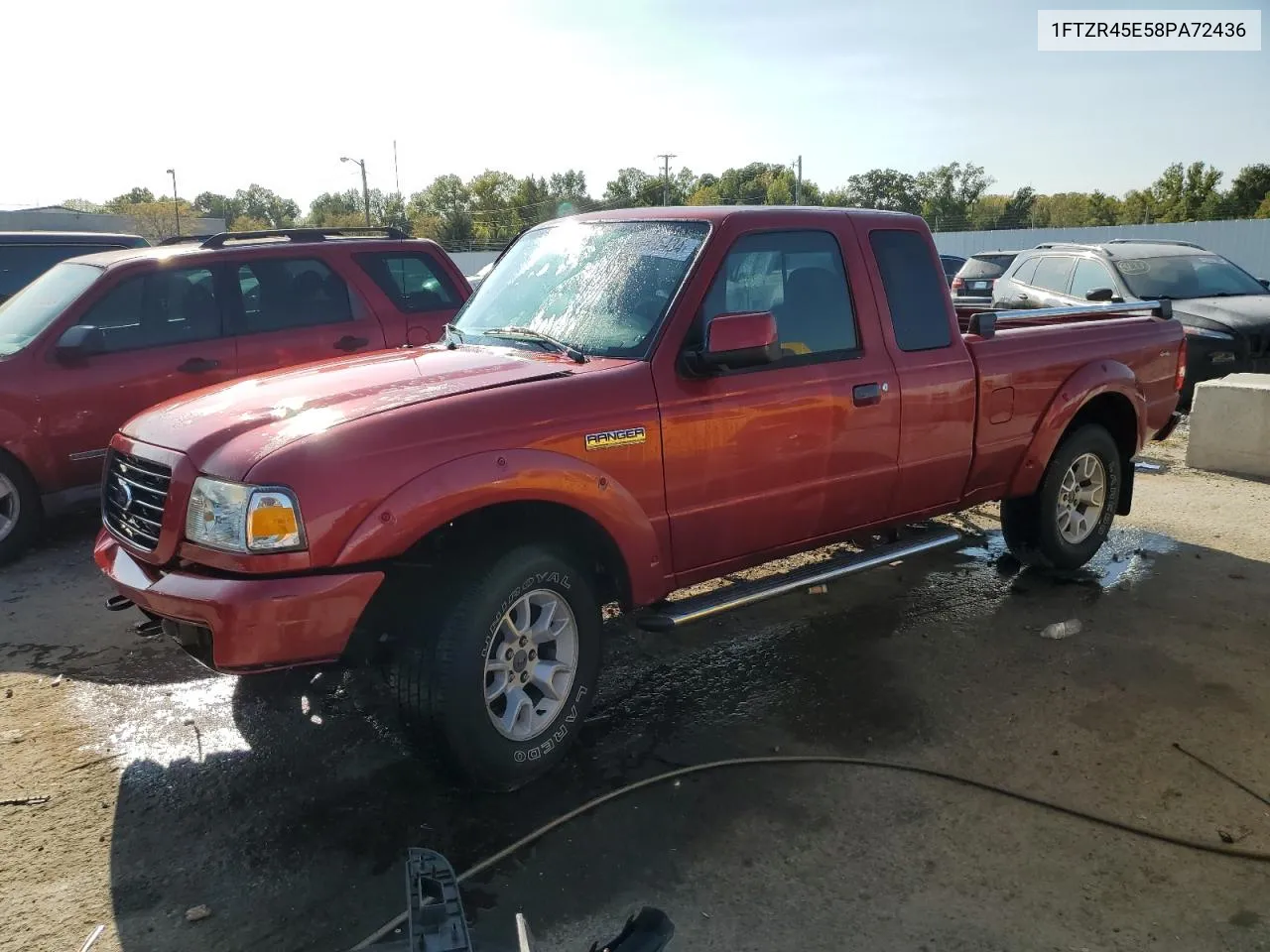 2008 Ford Ranger Super Cab VIN: 1FTZR45E58PA72436 Lot: 70495434