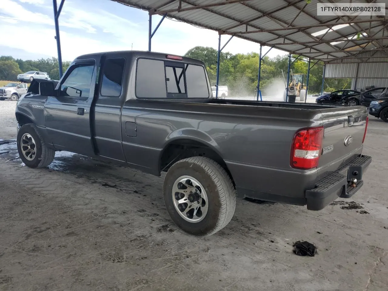 1FTYR14DX8PB02128 2008 Ford Ranger Super Cab