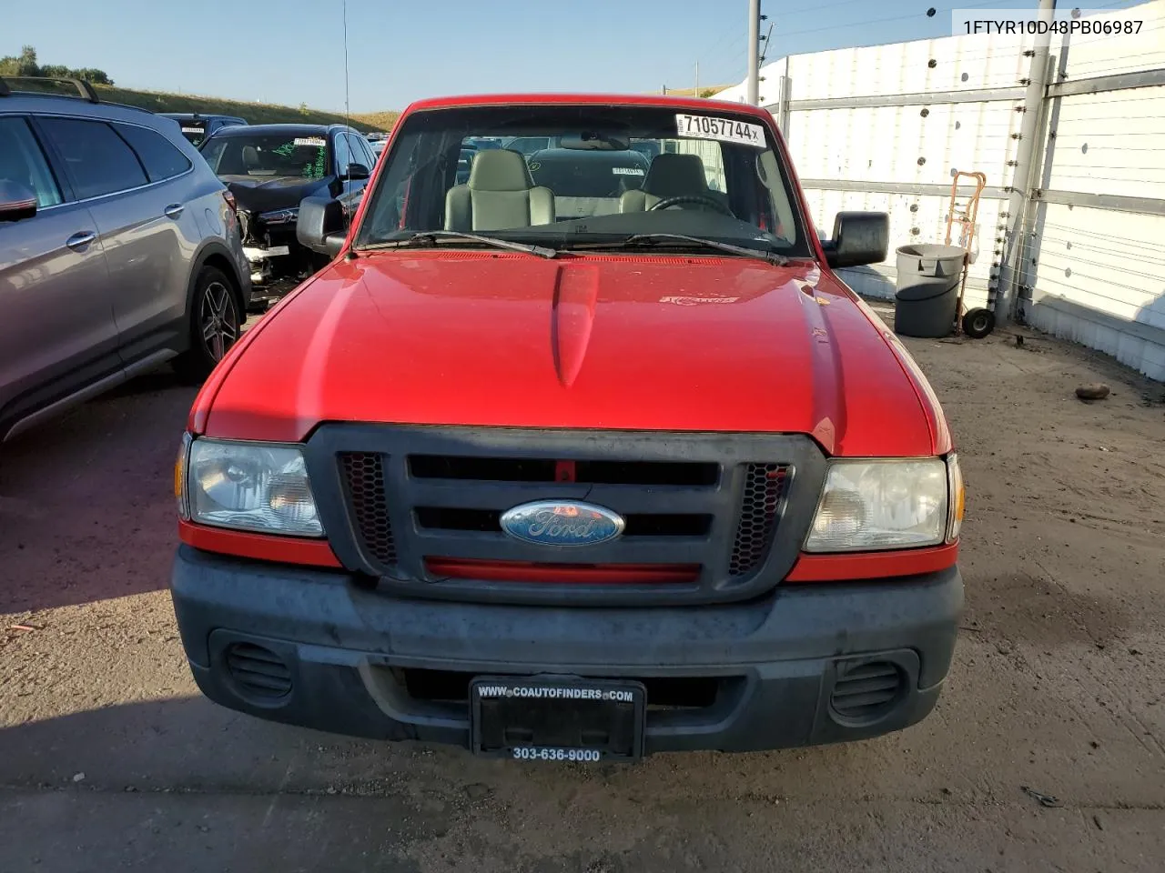 2008 Ford Ranger VIN: 1FTYR10D48PB06987 Lot: 71057744