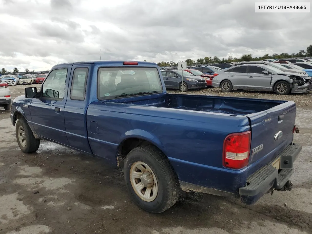 2008 Ford Ranger Super Cab VIN: 1FTYR14U18PA48685 Lot: 71362934