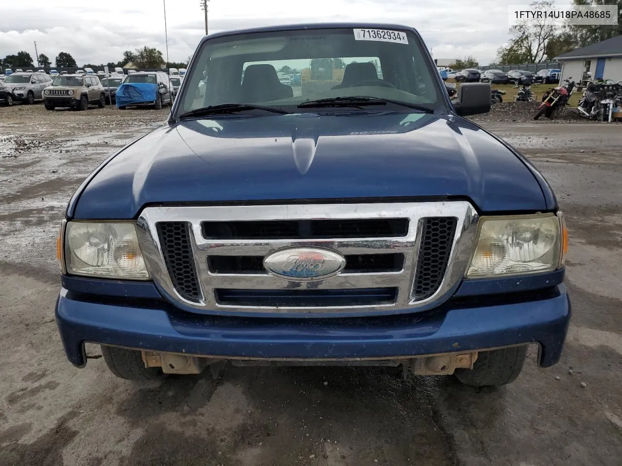 2008 Ford Ranger Super Cab VIN: 1FTYR14U18PA48685 Lot: 71362934