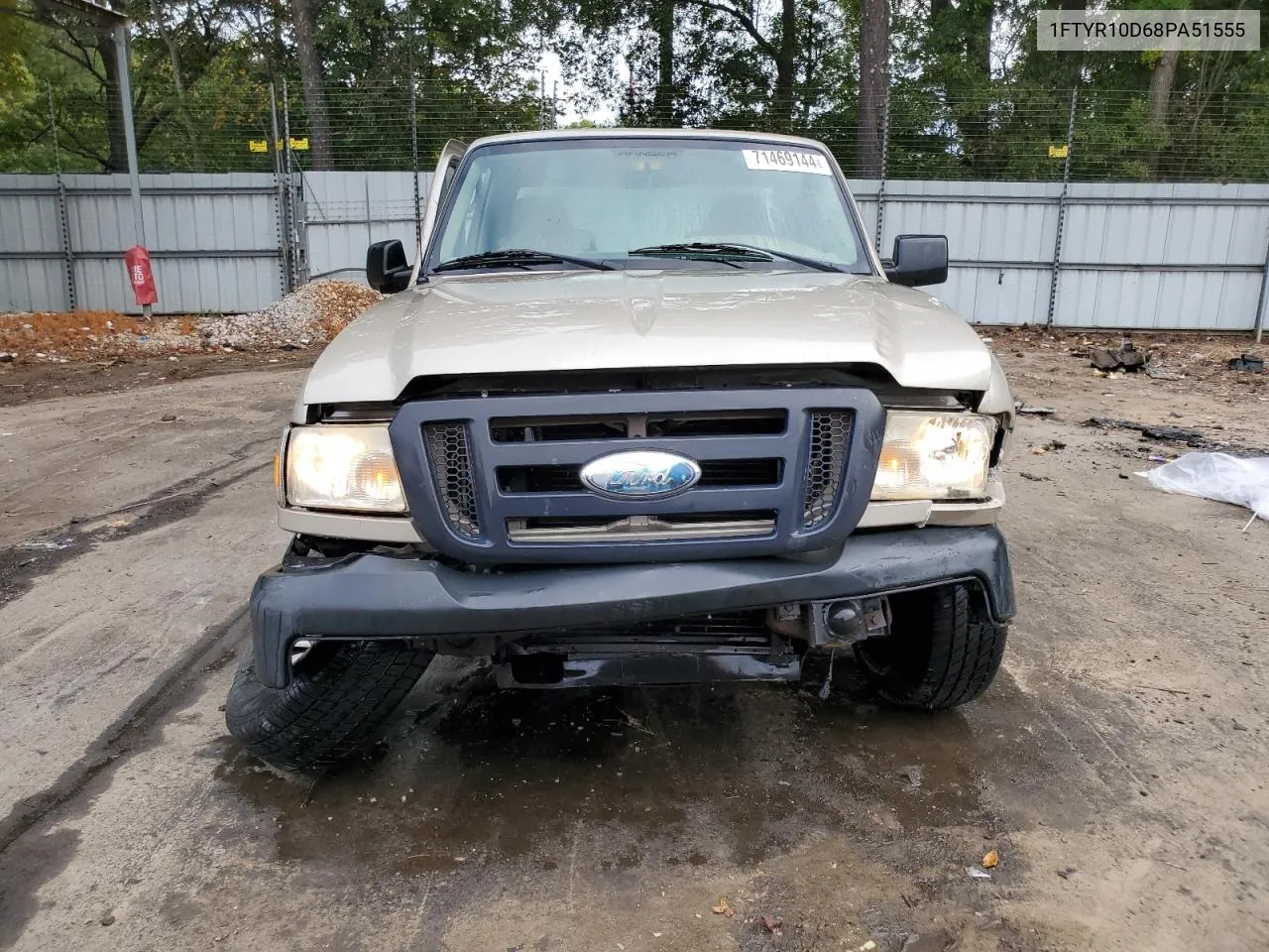 2008 Ford Ranger VIN: 1FTYR10D68PA51555 Lot: 71469144