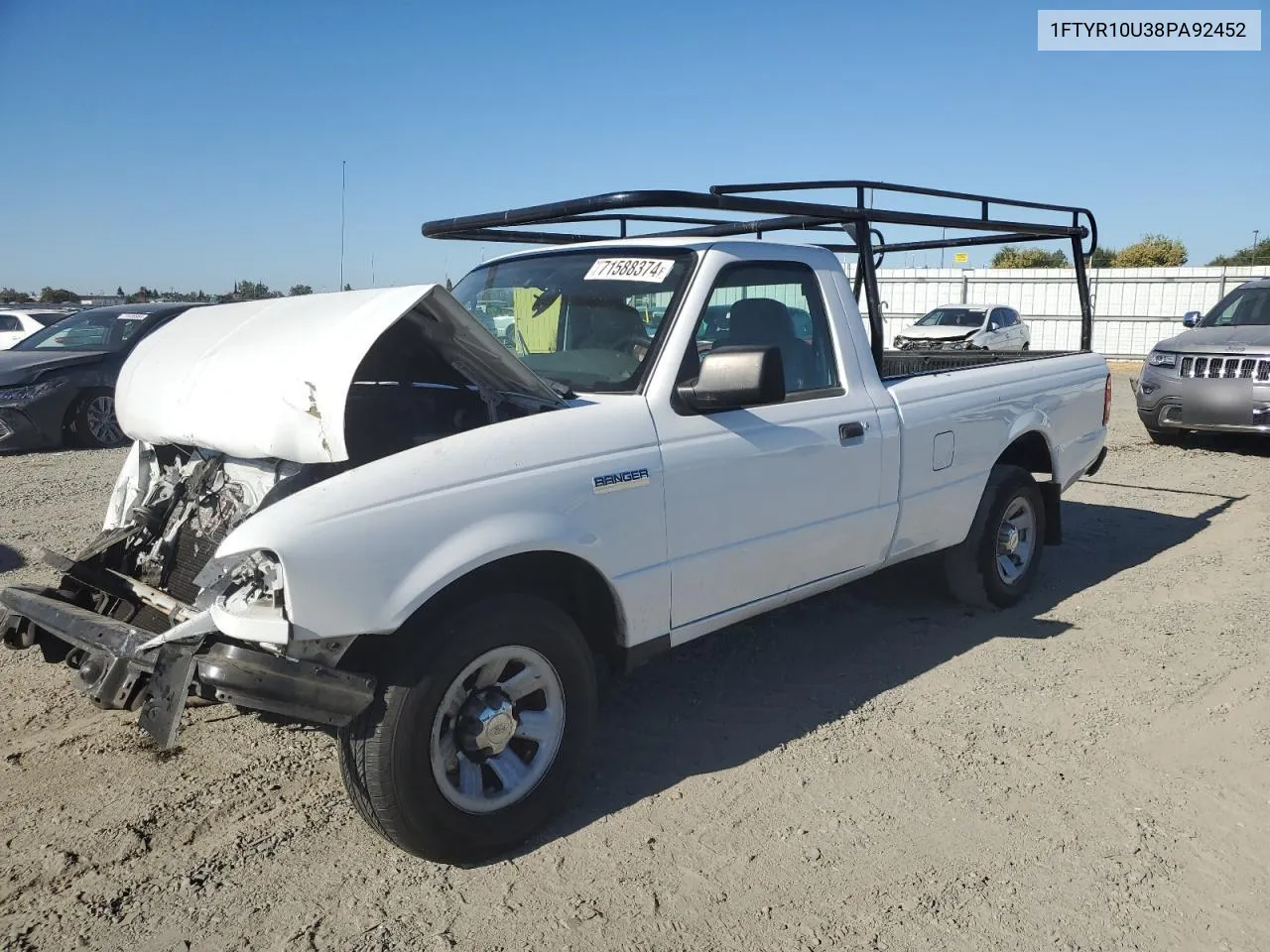 2008 Ford Ranger VIN: 1FTYR10U38PA92452 Lot: 71588374