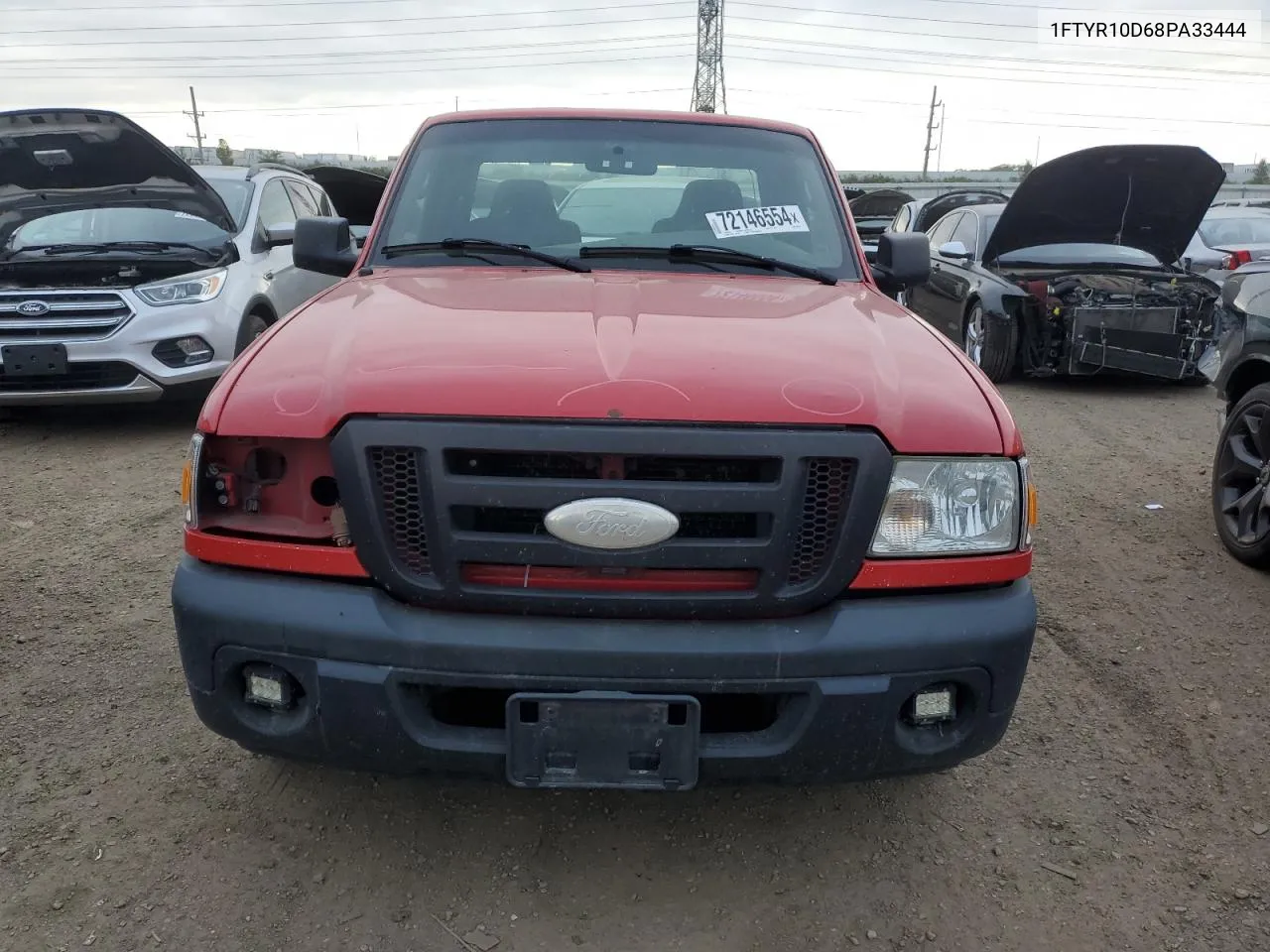 2008 Ford Ranger VIN: 1FTYR10D68PA33444 Lot: 72146554