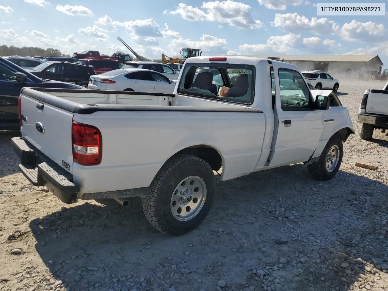 2008 Ford Ranger VIN: 1FTYR10D78PA98271 Lot: 72446264