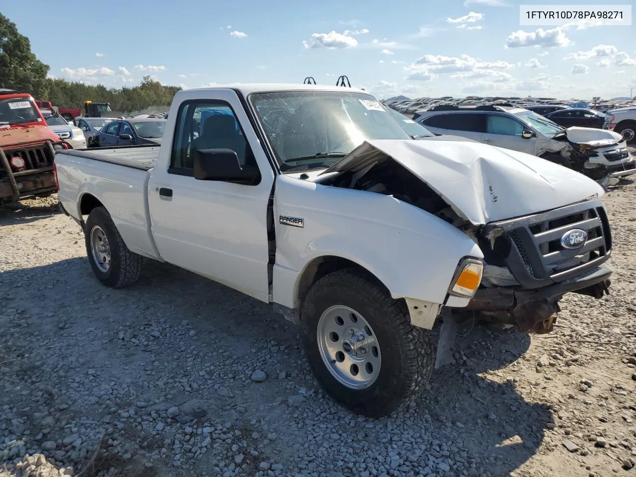 2008 Ford Ranger VIN: 1FTYR10D78PA98271 Lot: 72446264