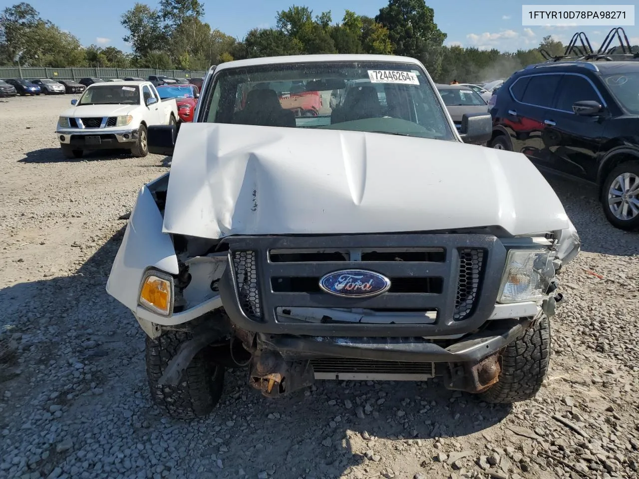 2008 Ford Ranger VIN: 1FTYR10D78PA98271 Lot: 72446264