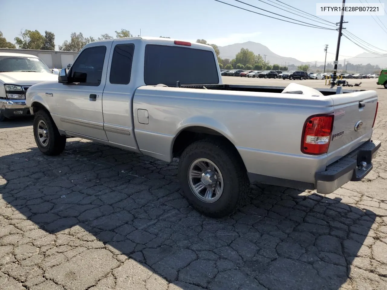 2008 Ford Ranger Super Cab VIN: 1FTYR14E28PB07221 Lot: 72581164