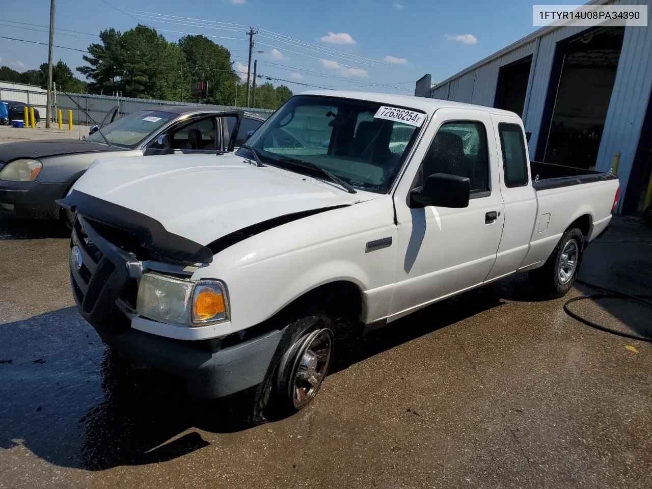 2008 Ford Ranger Super Cab VIN: 1FTYR14U08PA34390 Lot: 72636254