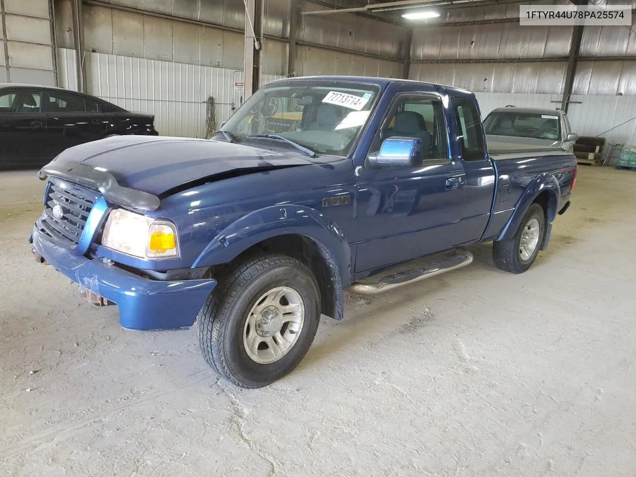 2008 Ford Ranger Super Cab VIN: 1FTYR44U78PA25574 Lot: 72713714