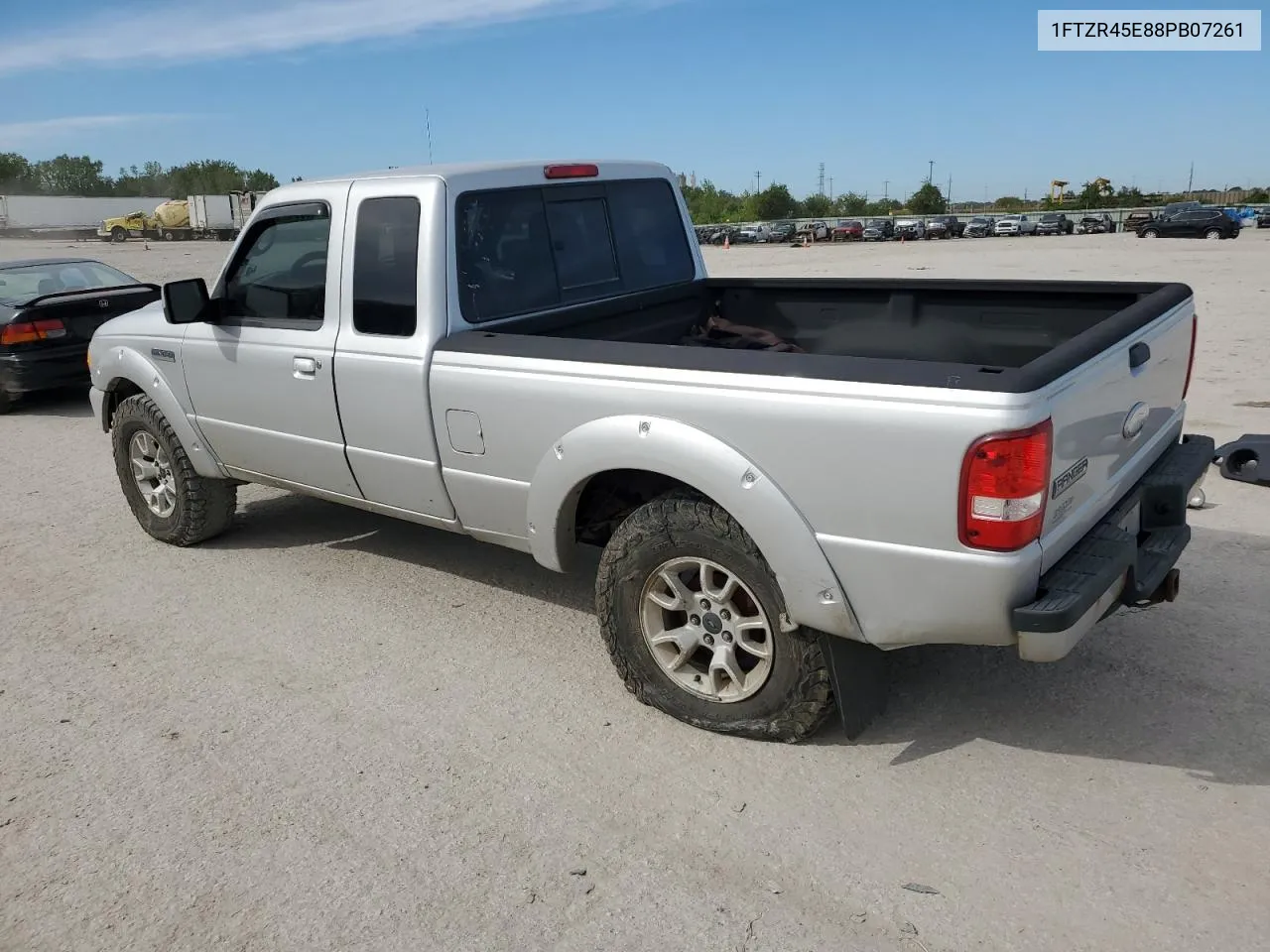 2008 Ford Ranger Super Cab VIN: 1FTZR45E88PB07261 Lot: 73042794