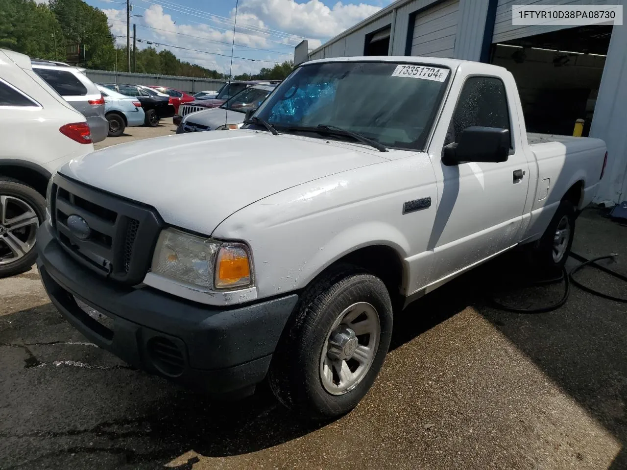 2008 Ford Ranger VIN: 1FTYR10D38PA08730 Lot: 73351704