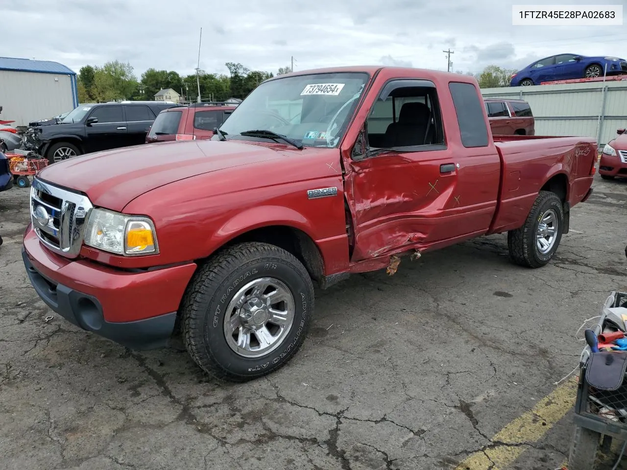 1FTZR45E28PA02683 2008 Ford Ranger Super Cab