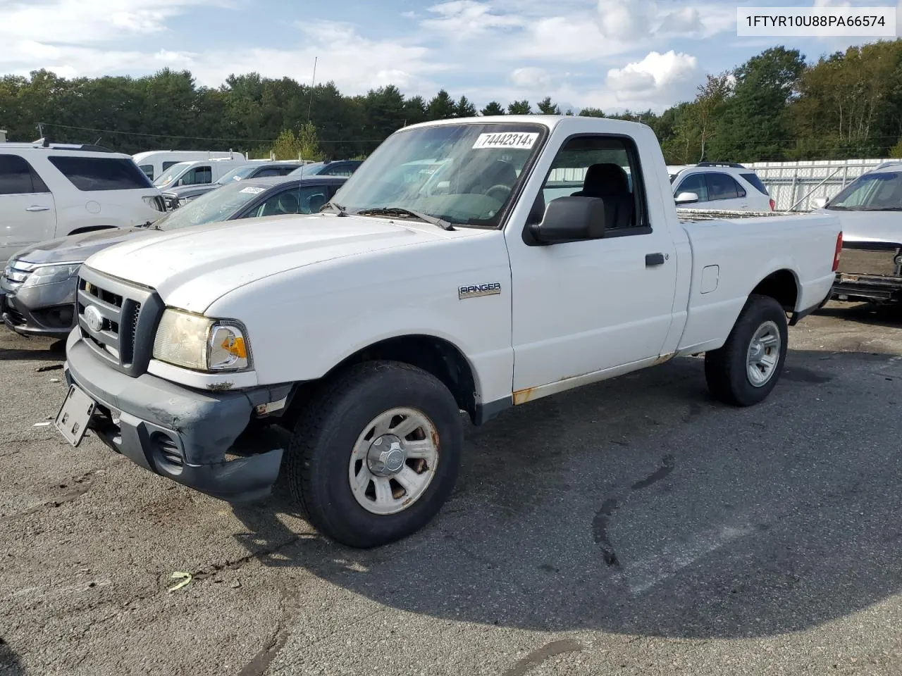 2008 Ford Ranger VIN: 1FTYR10U88PA66574 Lot: 74442314