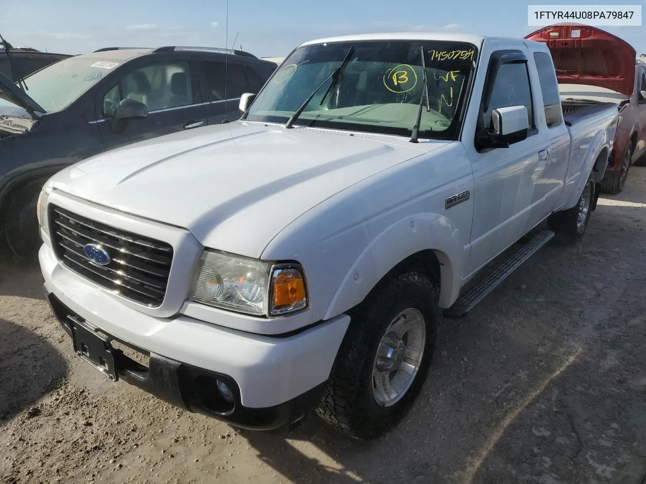 2008 Ford Ranger Super Cab VIN: 1FTYR44U08PA79847 Lot: 74507534