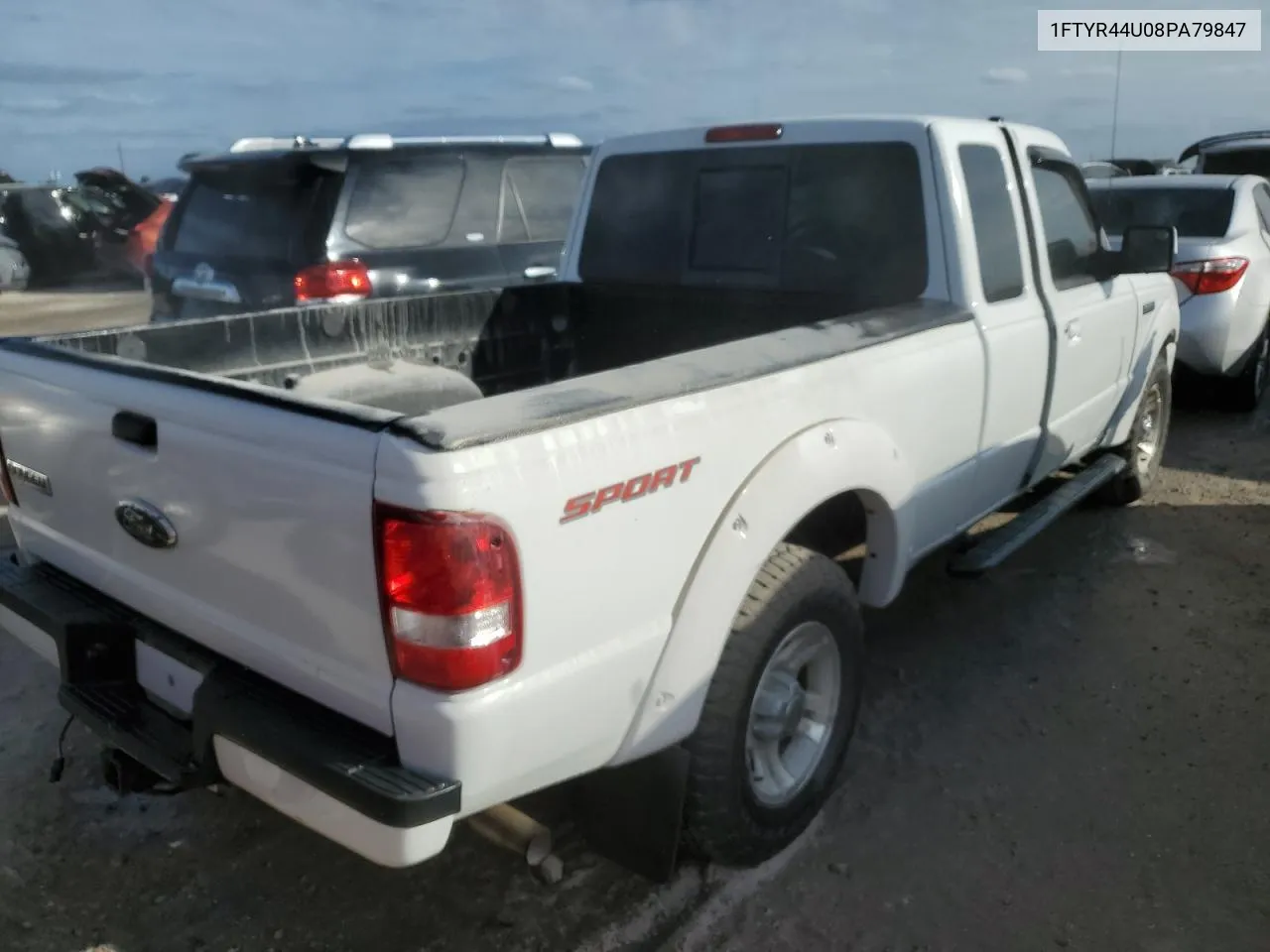 2008 Ford Ranger Super Cab VIN: 1FTYR44U08PA79847 Lot: 74507534