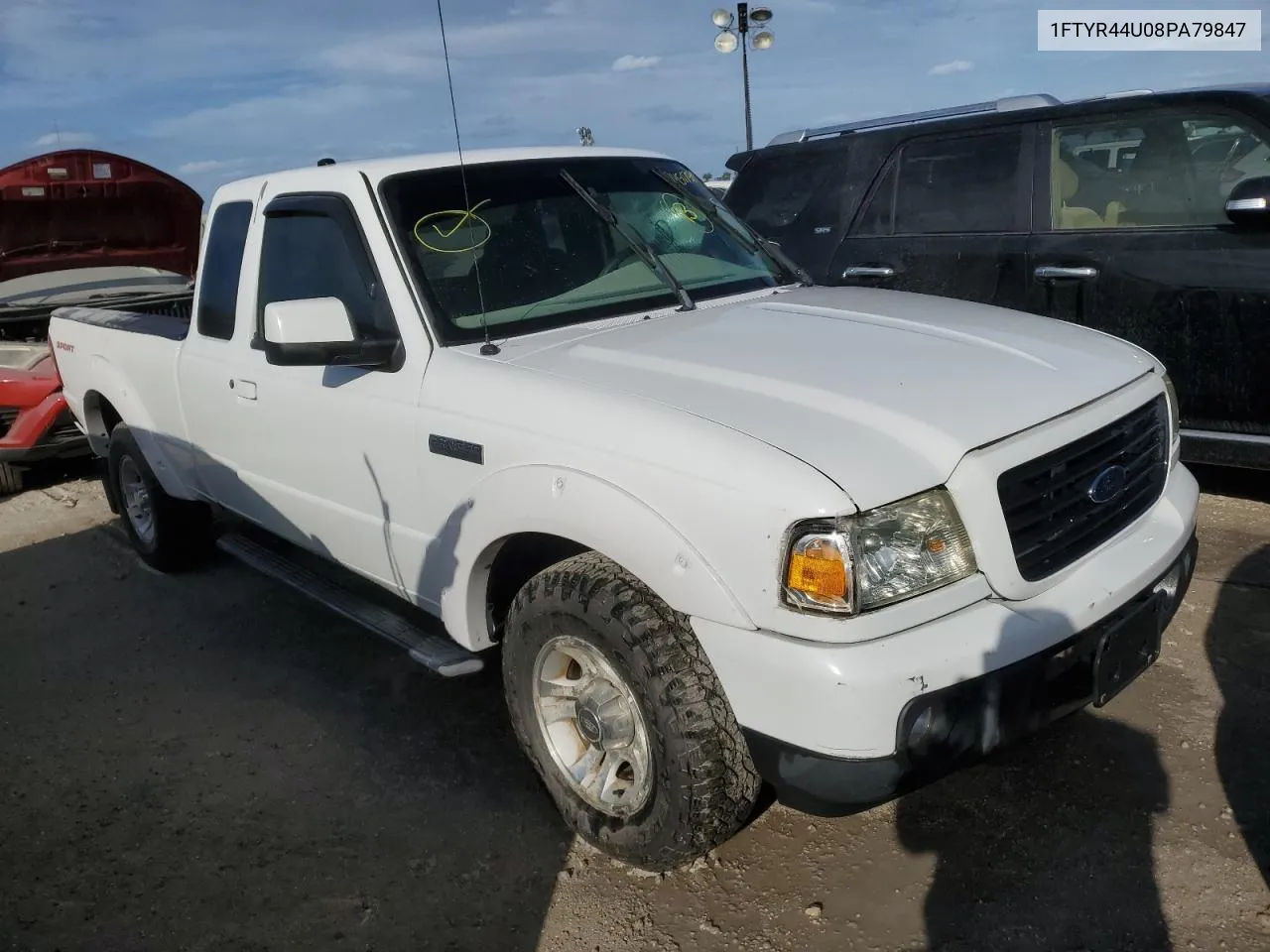 2008 Ford Ranger Super Cab VIN: 1FTYR44U08PA79847 Lot: 74507534