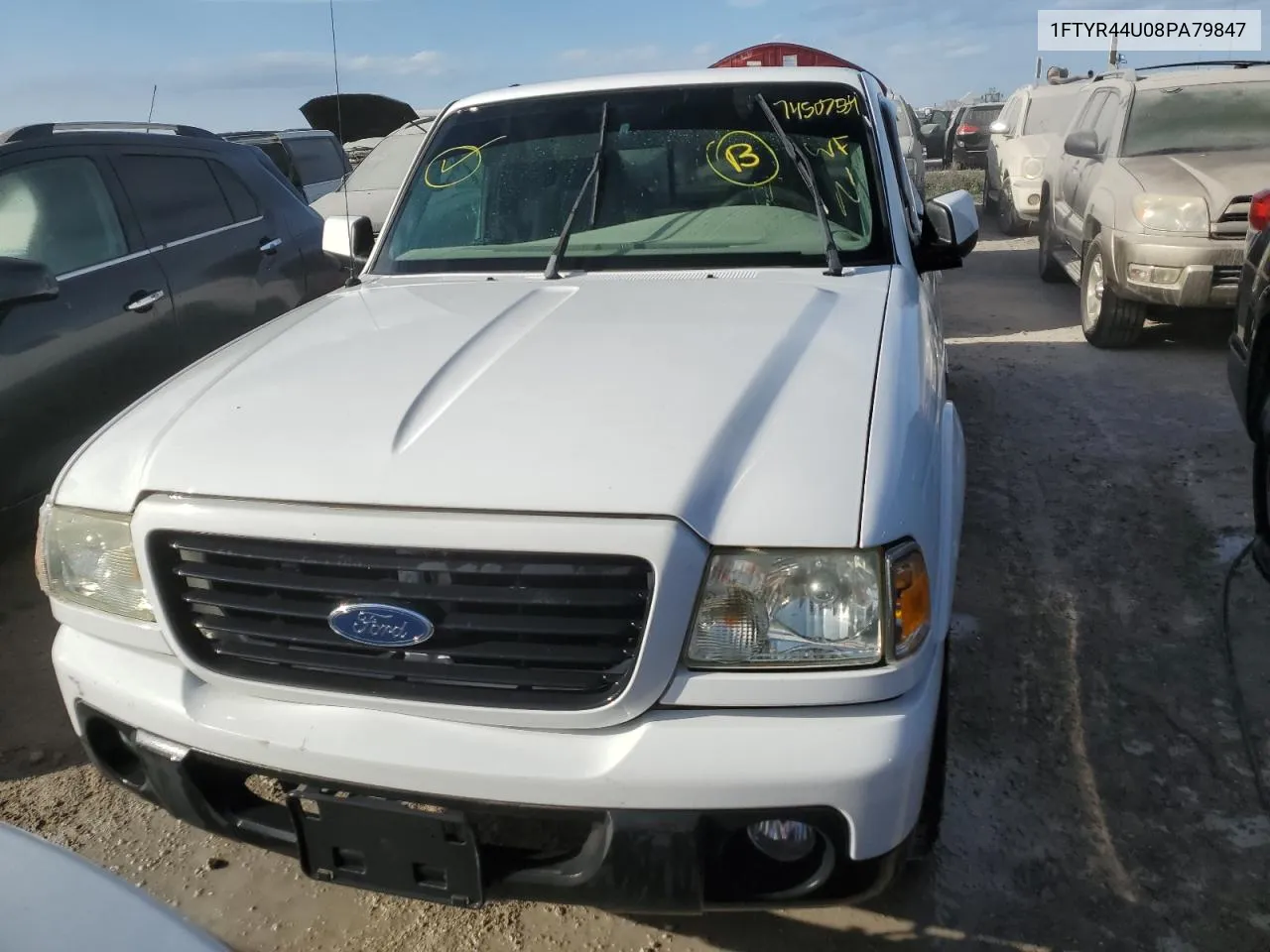 2008 Ford Ranger Super Cab VIN: 1FTYR44U08PA79847 Lot: 74507534