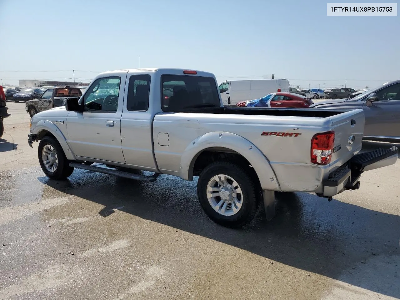 2008 Ford Ranger Super Cab VIN: 1FTYR14UX8PB15753 Lot: 75214824