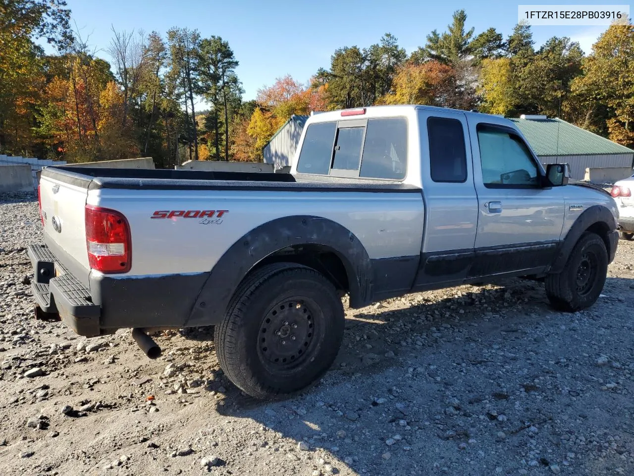 2008 Ford Ranger Super Cab VIN: 1FTZR15E28PB03916 Lot: 75294654