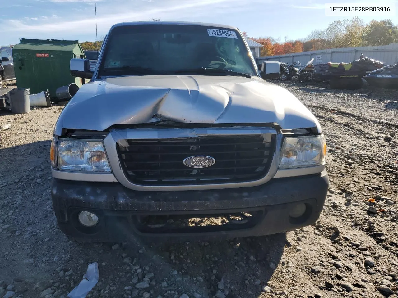 2008 Ford Ranger Super Cab VIN: 1FTZR15E28PB03916 Lot: 75294654