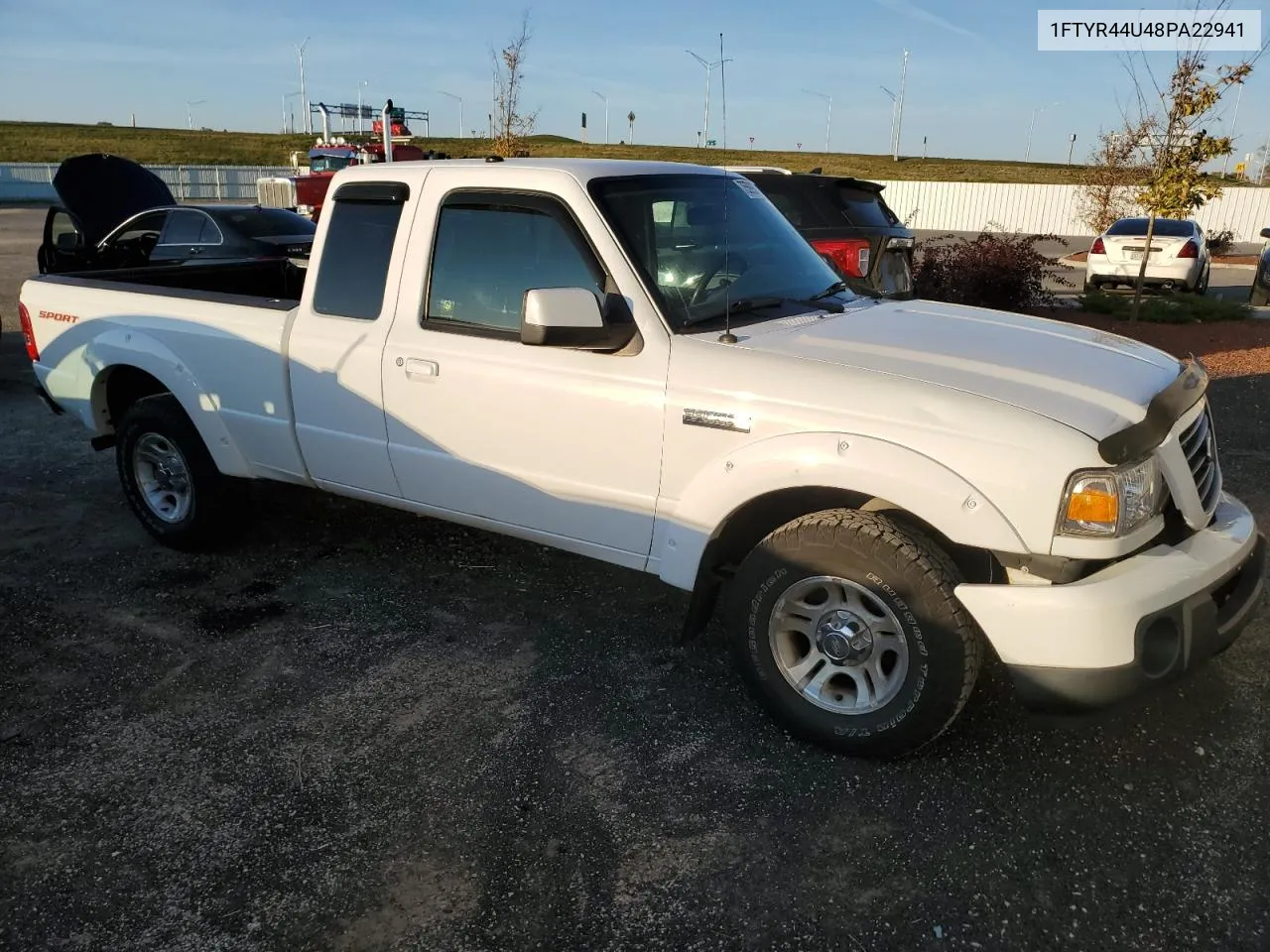 1FTYR44U48PA22941 2008 Ford Ranger Super Cab