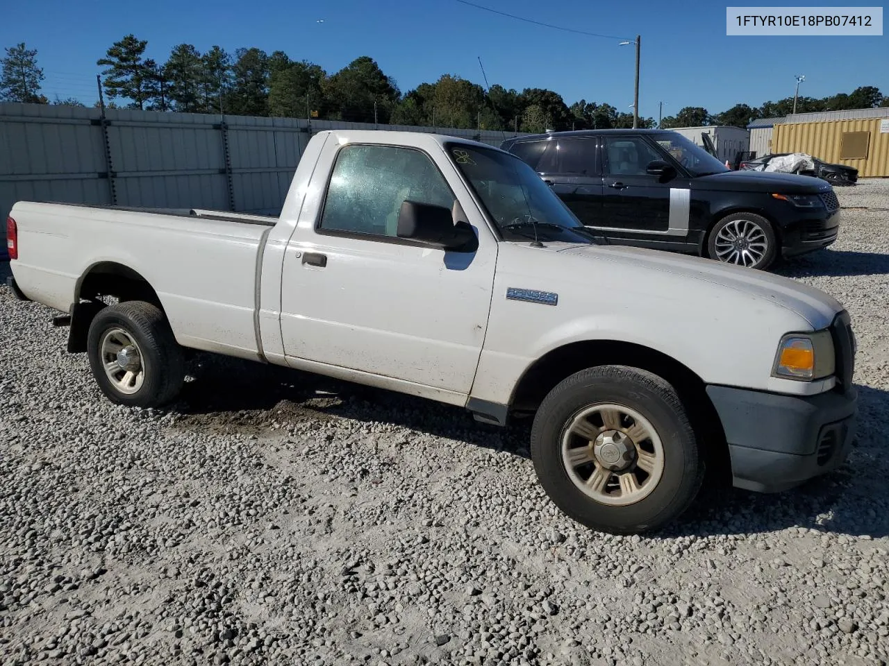 2008 Ford Ranger VIN: 1FTYR10E18PB07412 Lot: 75949144