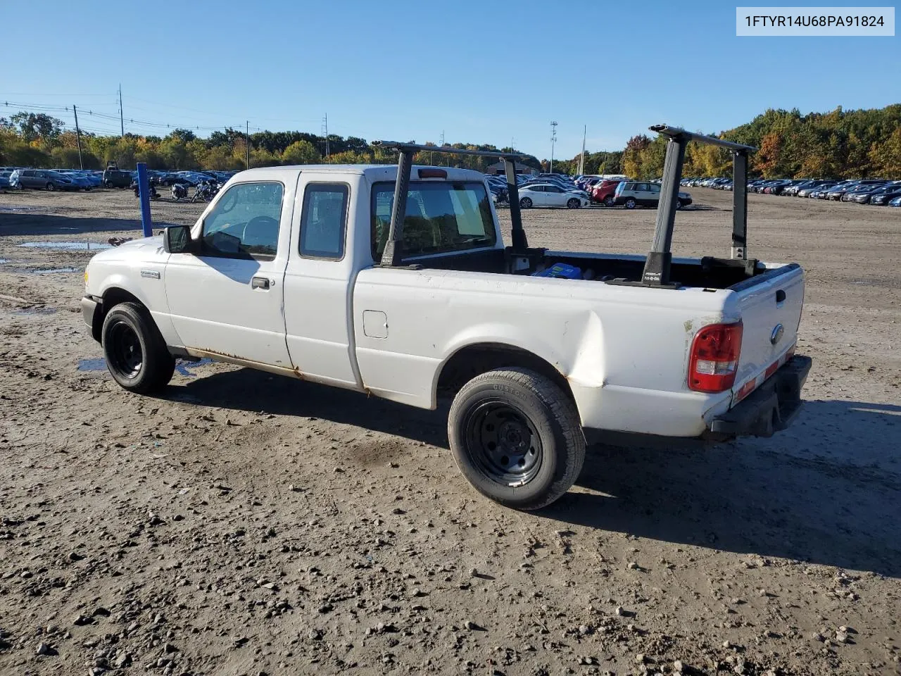 2008 Ford Ranger Super Cab VIN: 1FTYR14U68PA91824 Lot: 76311854