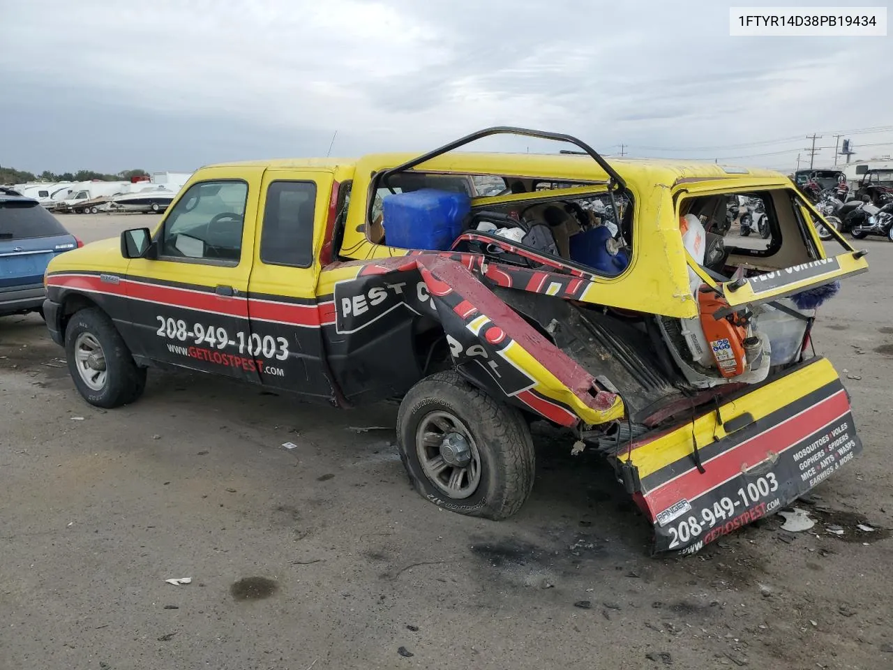 2008 Ford Ranger Super Cab VIN: 1FTYR14D38PB19434 Lot: 76497054