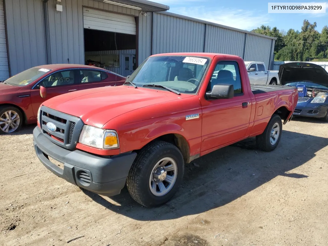 2008 Ford Ranger VIN: 1FTYR10D98PA39299 Lot: 76609364