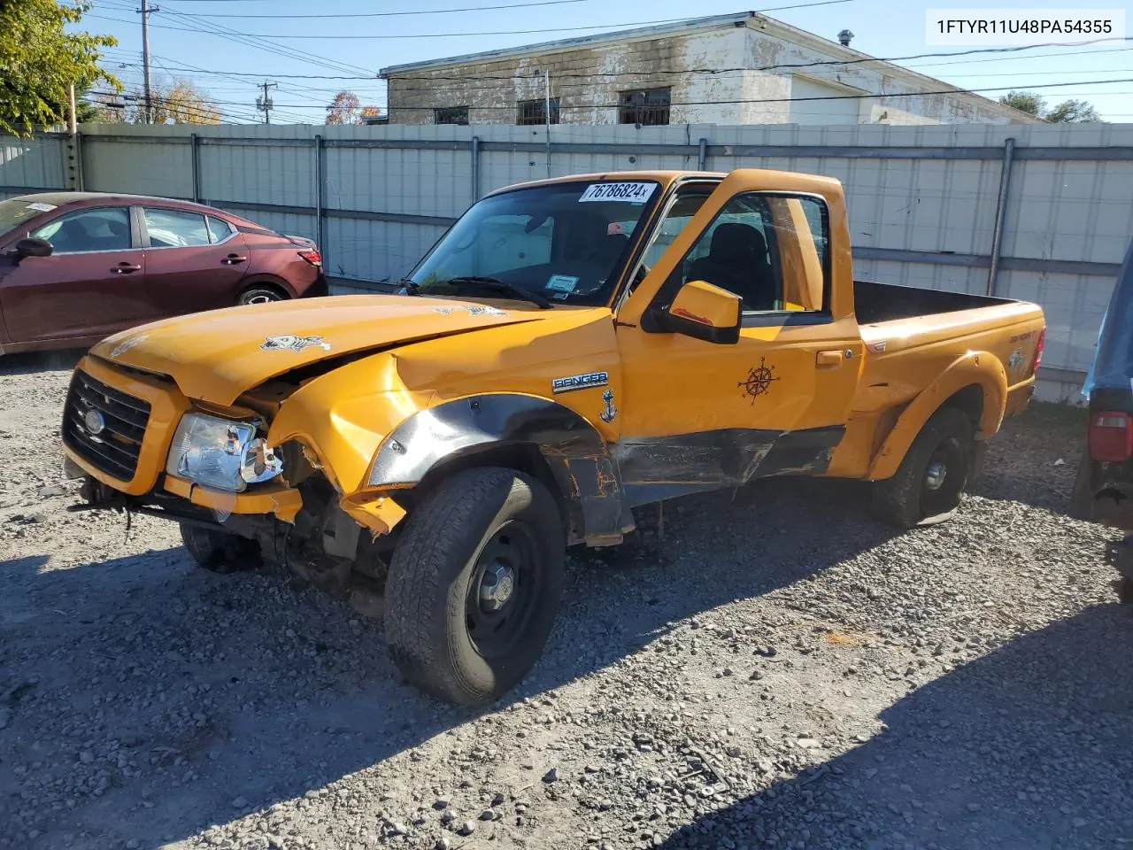 2008 Ford Ranger VIN: 1FTYR11U48PA54355 Lot: 76786824