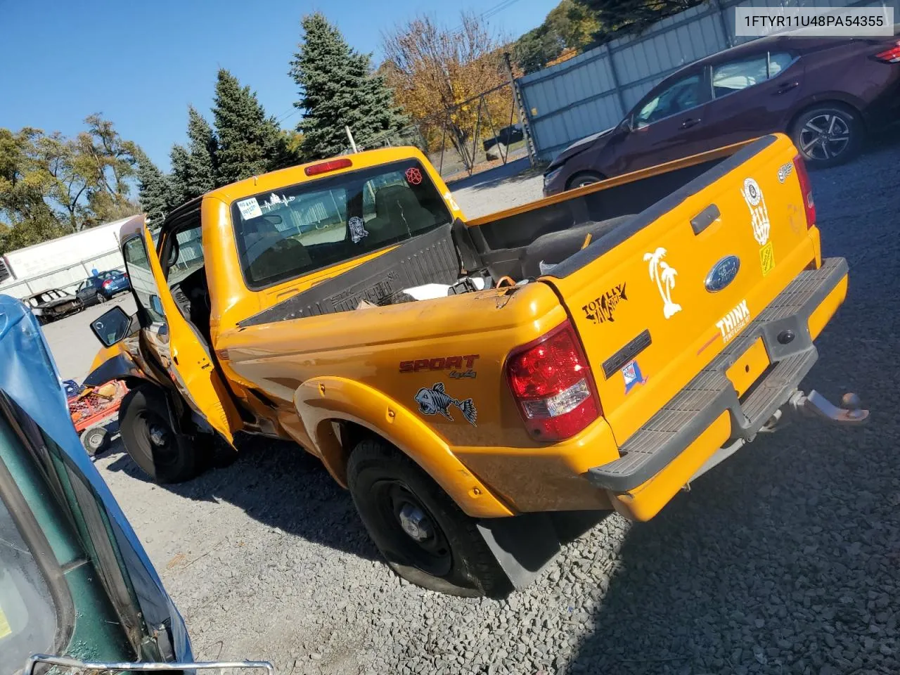 2008 Ford Ranger VIN: 1FTYR11U48PA54355 Lot: 76786824