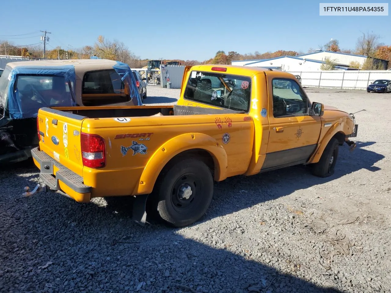 2008 Ford Ranger VIN: 1FTYR11U48PA54355 Lot: 76786824