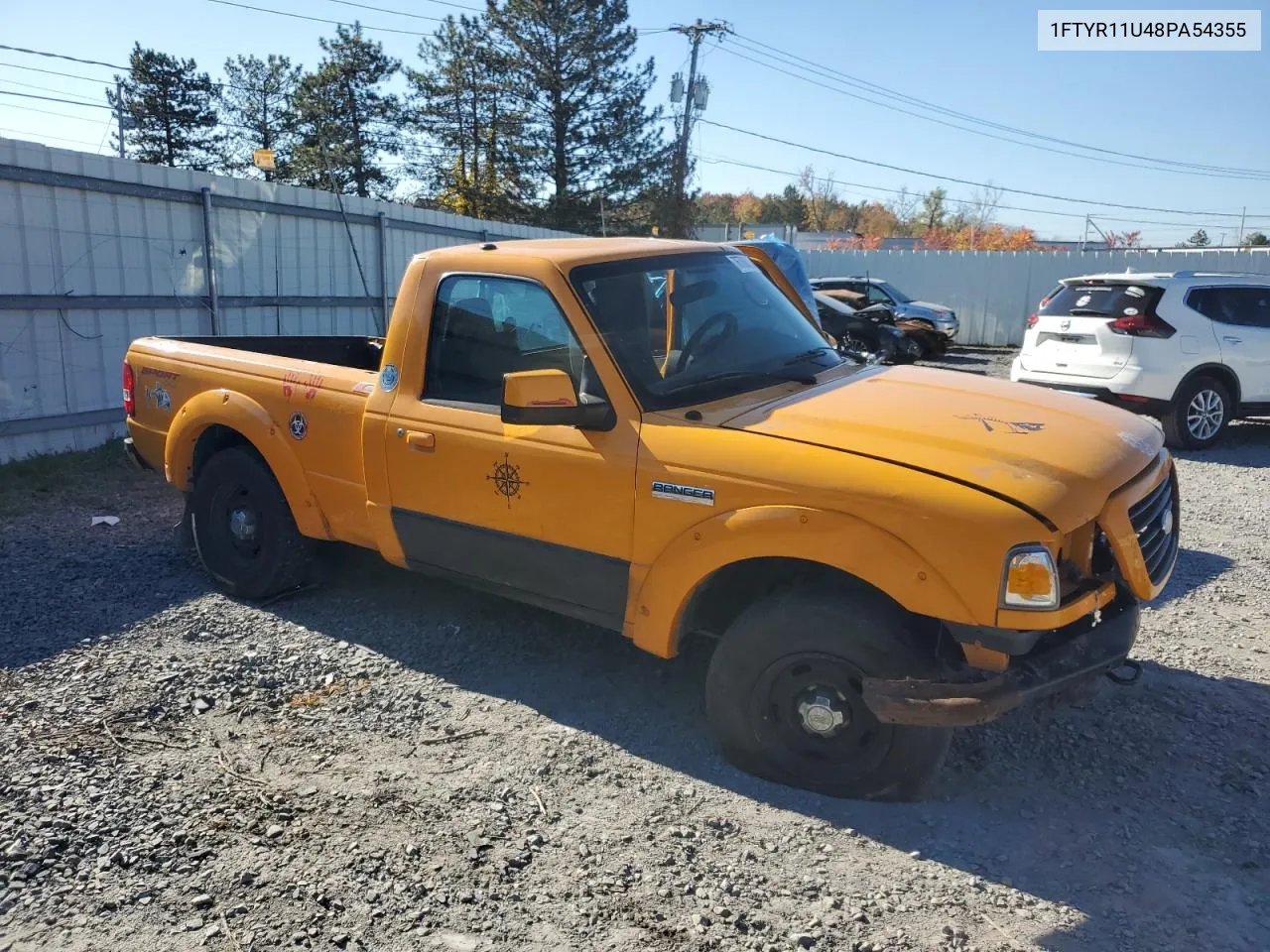 2008 Ford Ranger VIN: 1FTYR11U48PA54355 Lot: 76786824