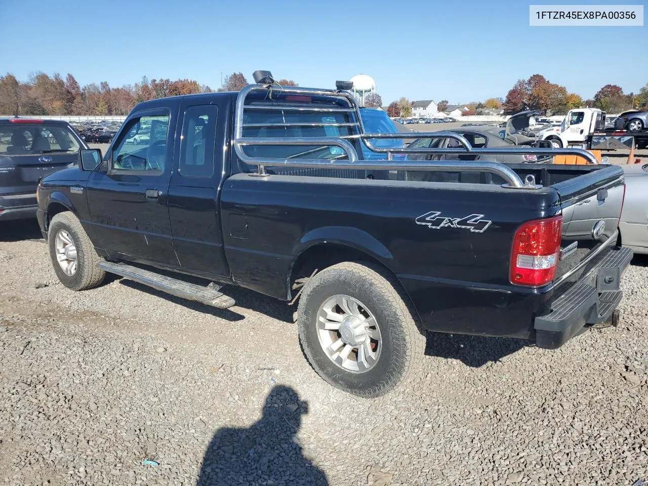 2008 Ford Ranger Super Cab VIN: 1FTZR45EX8PA00356 Lot: 77546544