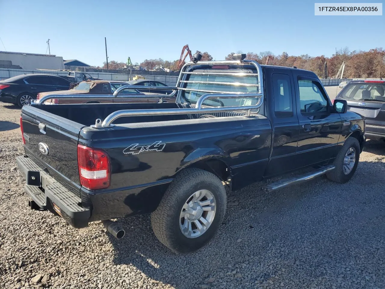 2008 Ford Ranger Super Cab VIN: 1FTZR45EX8PA00356 Lot: 77546544