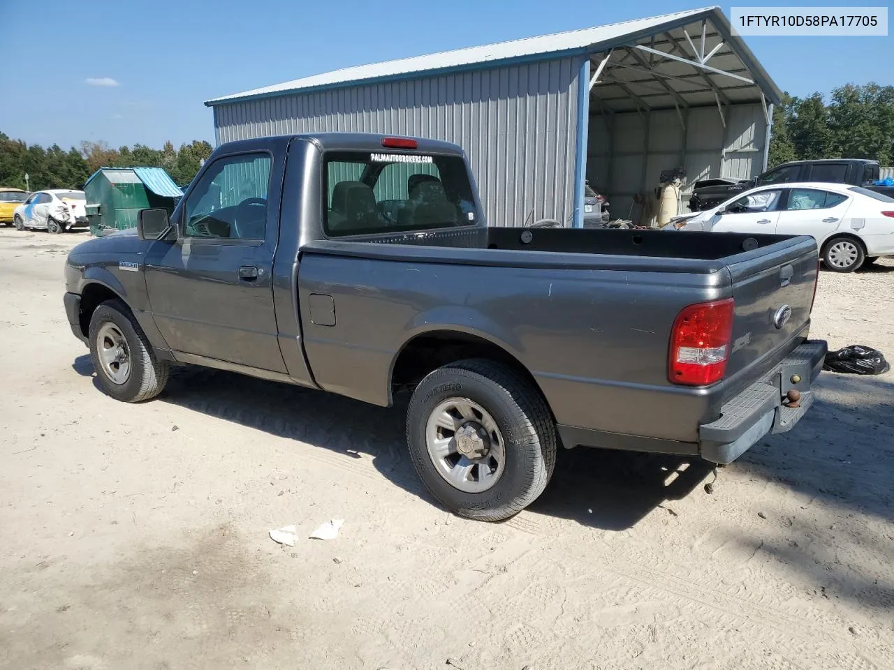 2008 Ford Ranger VIN: 1FTYR10D58PA17705 Lot: 77681874