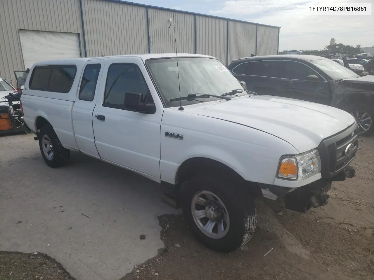 2008 Ford Ranger Super Cab VIN: 1FTYR14D78PB16861 Lot: 78410004